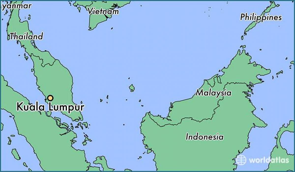 Bản đồ của kuala lumpur vị trí