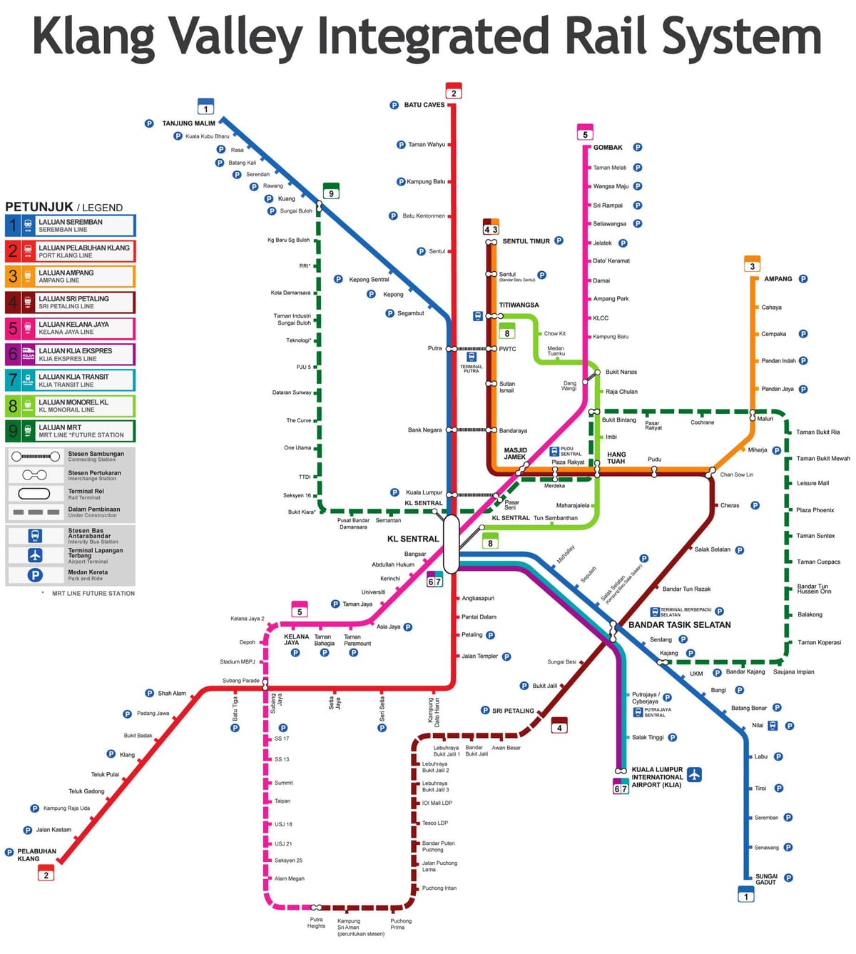 bản đồ tàu malaysia