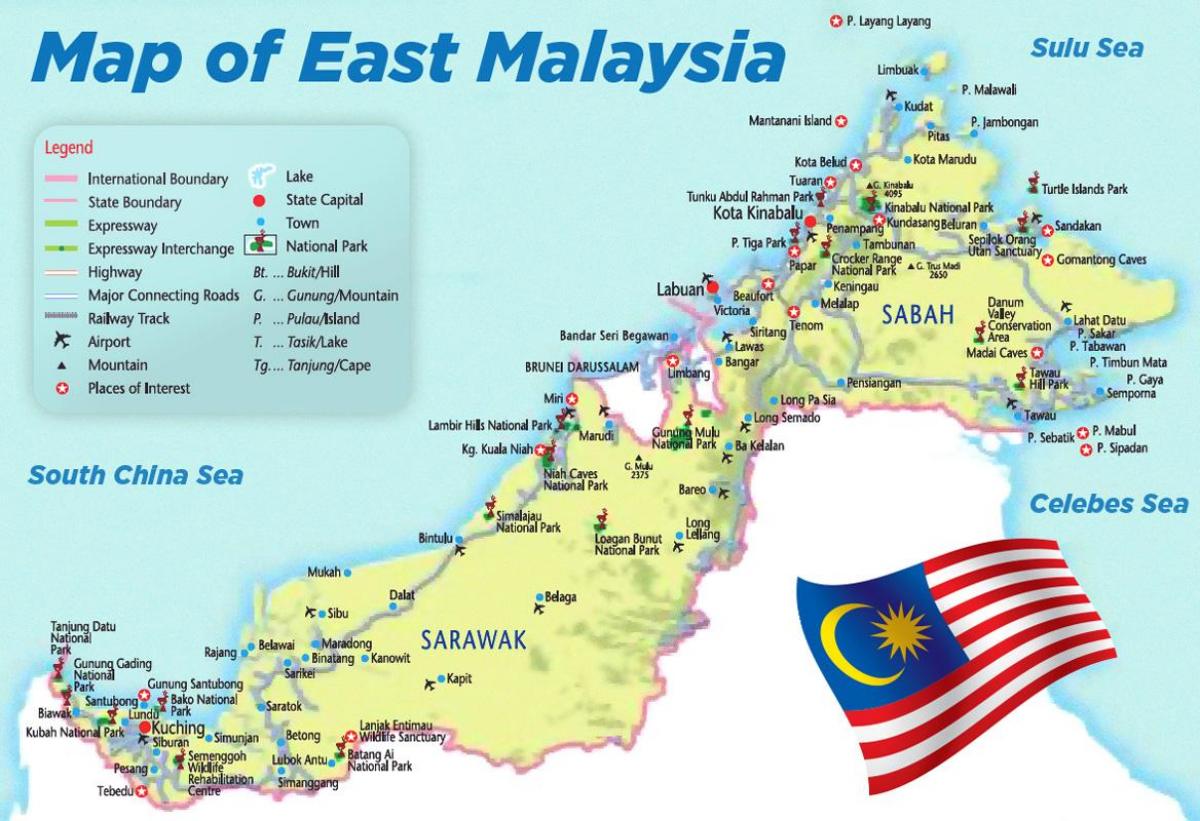 sân bay trong malaysia bản đồ