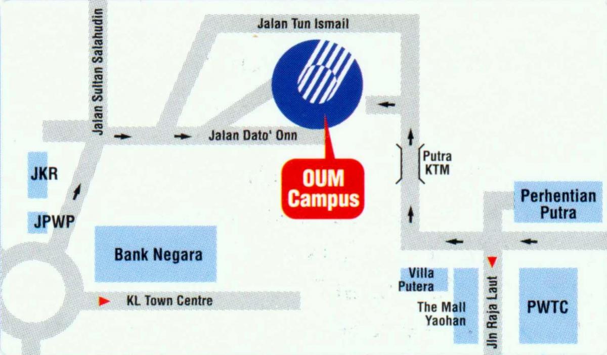 Bản đồ của ngân hàng lai. malaysia vị trí