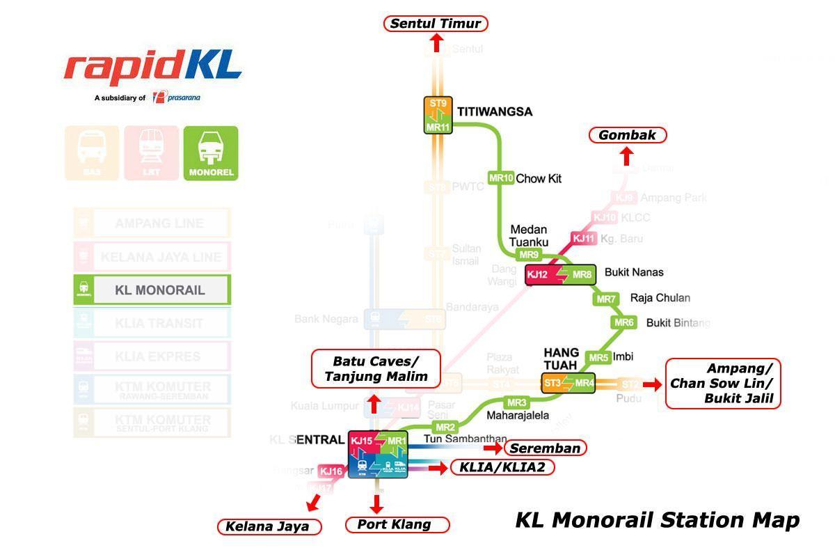 malaysia đường xe lửa bản đồ