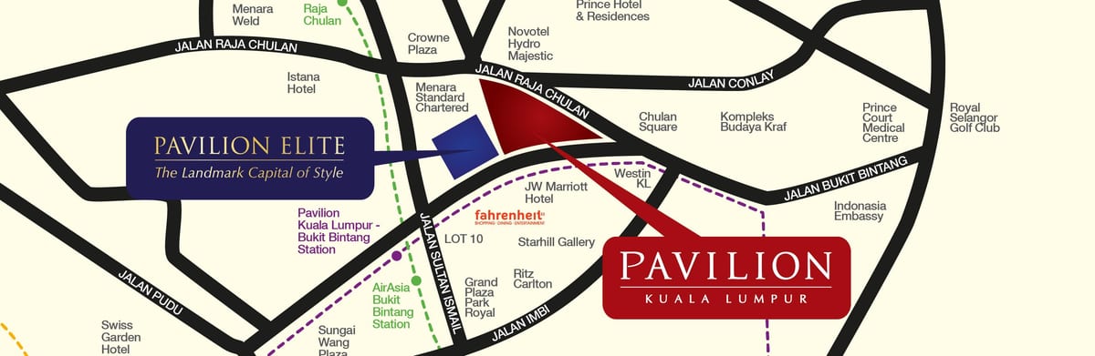 Bản đồ của pavilion phù dâu