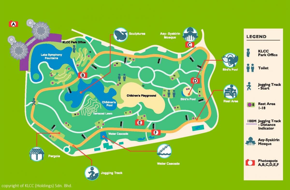 Bản đồ của trợ park