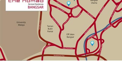 Bangsar kuala lumpur bản đồ