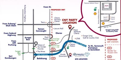 Cheras kuala lumpur bản đồ