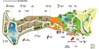Bản đồ của chim park