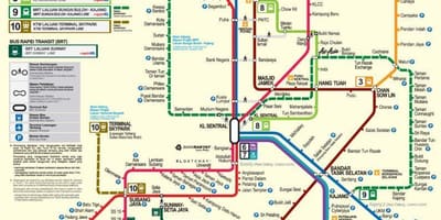 Kuala lumpur ngầm bản đồ