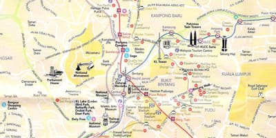 Bản đồ để kuala lumpur