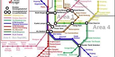 Giao thông công cộng kuala lumpur bản đồ