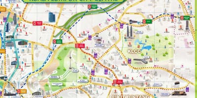 Kuala lumpur trung tâm mua sắm bản đồ