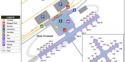 Kuala lumpur sân bay quốc tế thiết bị đầu cuối bản đồ