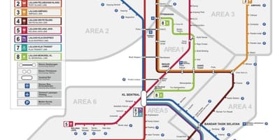 Bản đồ của kuala lumpur sân bay, tàu hỏa
