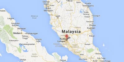 Bản đồ của kuala lumpur trên