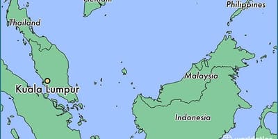 Bản đồ của kuala lumpur vị trí