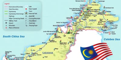 Sân bay trong malaysia bản đồ