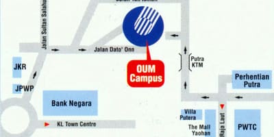 Bản đồ của ngân hàng lai. malaysia vị trí
