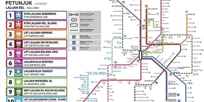 Giao thông công cộng bản đồ kuala lumpur