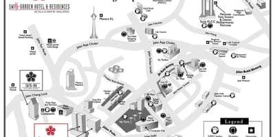 Tam giác vàng kuala lumpur bản đồ