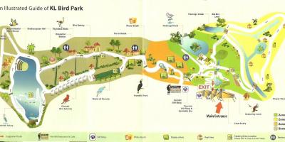 Kuala lumpur chim park bản đồ