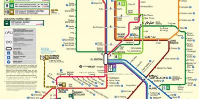 Kuala lumpur tàu điện ngầm bản đồ