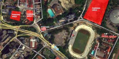 Bản đồ của sân vận động lai.