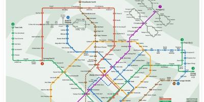 Ga tàu điện ngầm bản đồ malaysia