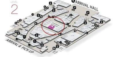 Klia2 đến bản đồ