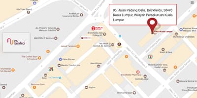 Bản đồ của wilayah persekutuan kuala lumpur